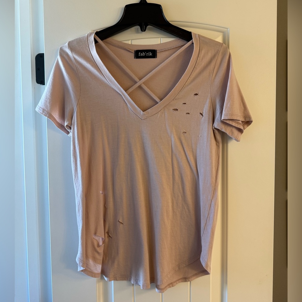 Edgy v-neck